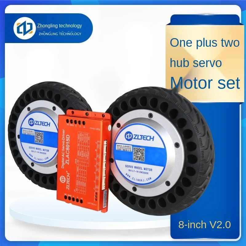 

Motor Hub Roda 8 Inci 4096 Baris Presisi Tinggi Satu untuk Dua Paket Driver Servo Encoder