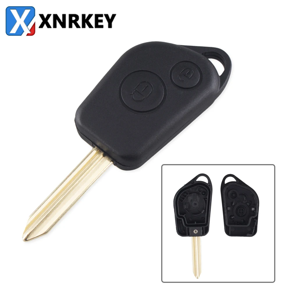 XNRKEY Remote Replace Key Shell 2 Button For Citroen Elysee Saxo Xsara Picasso Berlingo For PEUGEOT 306 307 406 Car Key case