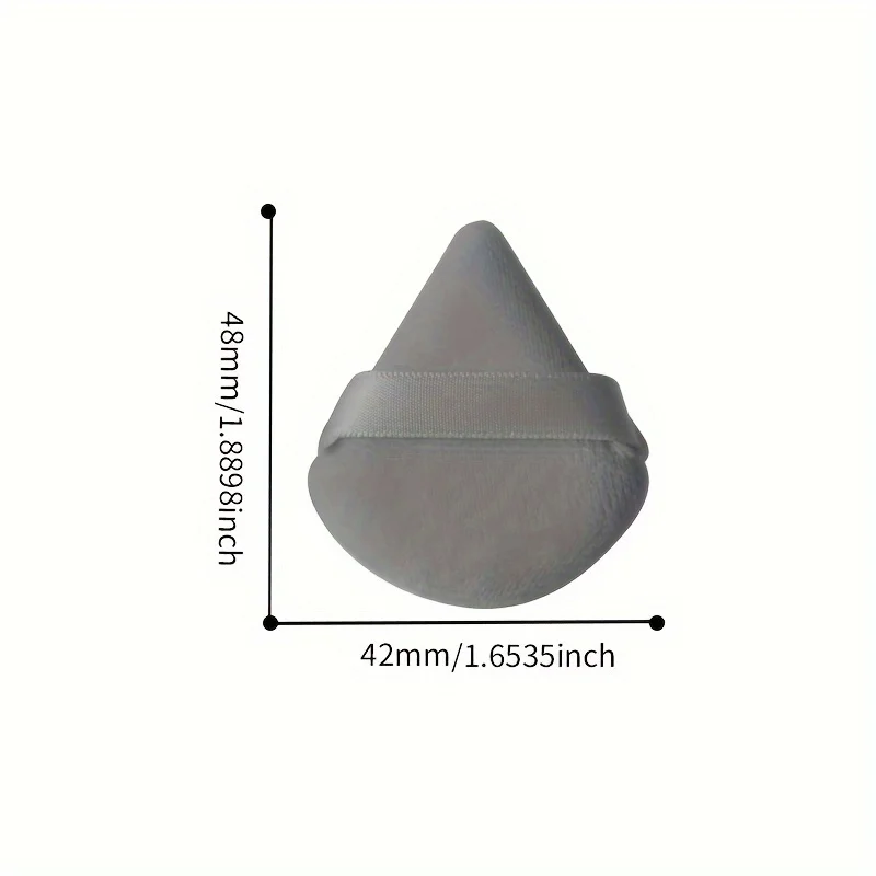Dual-Ended Flocking Sponge: 2-in-1 Mini Blender for Under Eye Baking & Body Contouring - Cruelty-Free, Washable, Paraben-Free