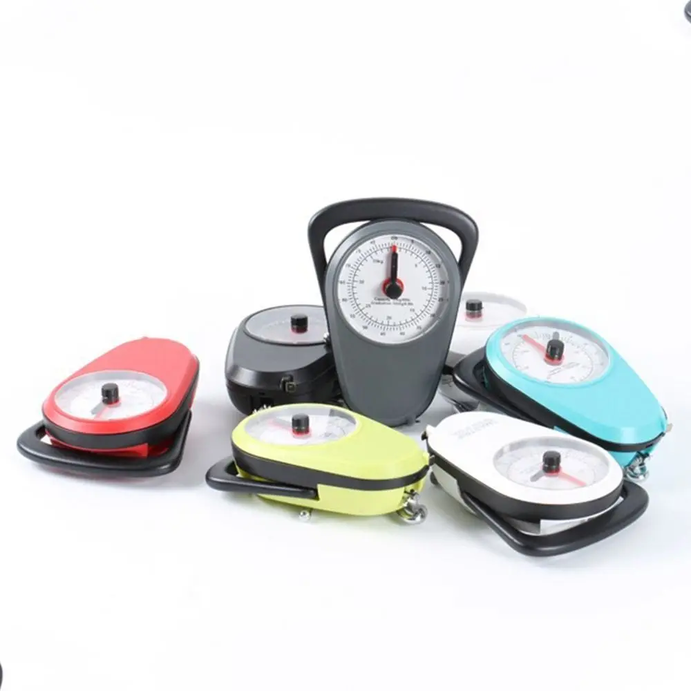 Compact Durable Portable Electronic Luggage Hanging Scale with Built-in Tape Measure