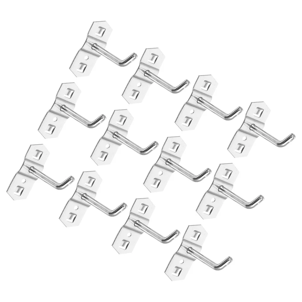 

12 pcs Metal Pegboard Hooks Home Pegboard Storage Hooks Pegboard Hanging Tools Hooks