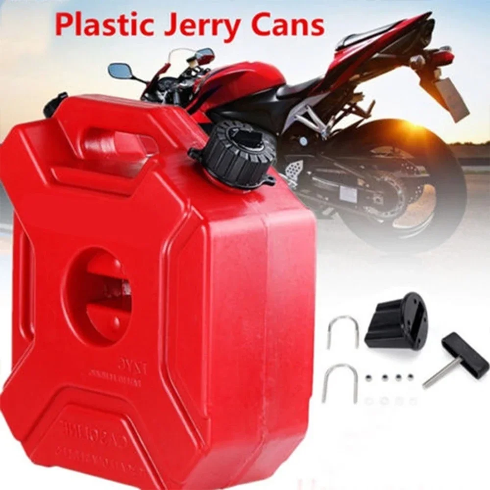 3/5L Liter Fuel Tank Jerry Can Plastic Spare Petrol Tanks Jerrycan Cans Gasoline Oil Container Fuel-jug Motorcycle ATV UTV