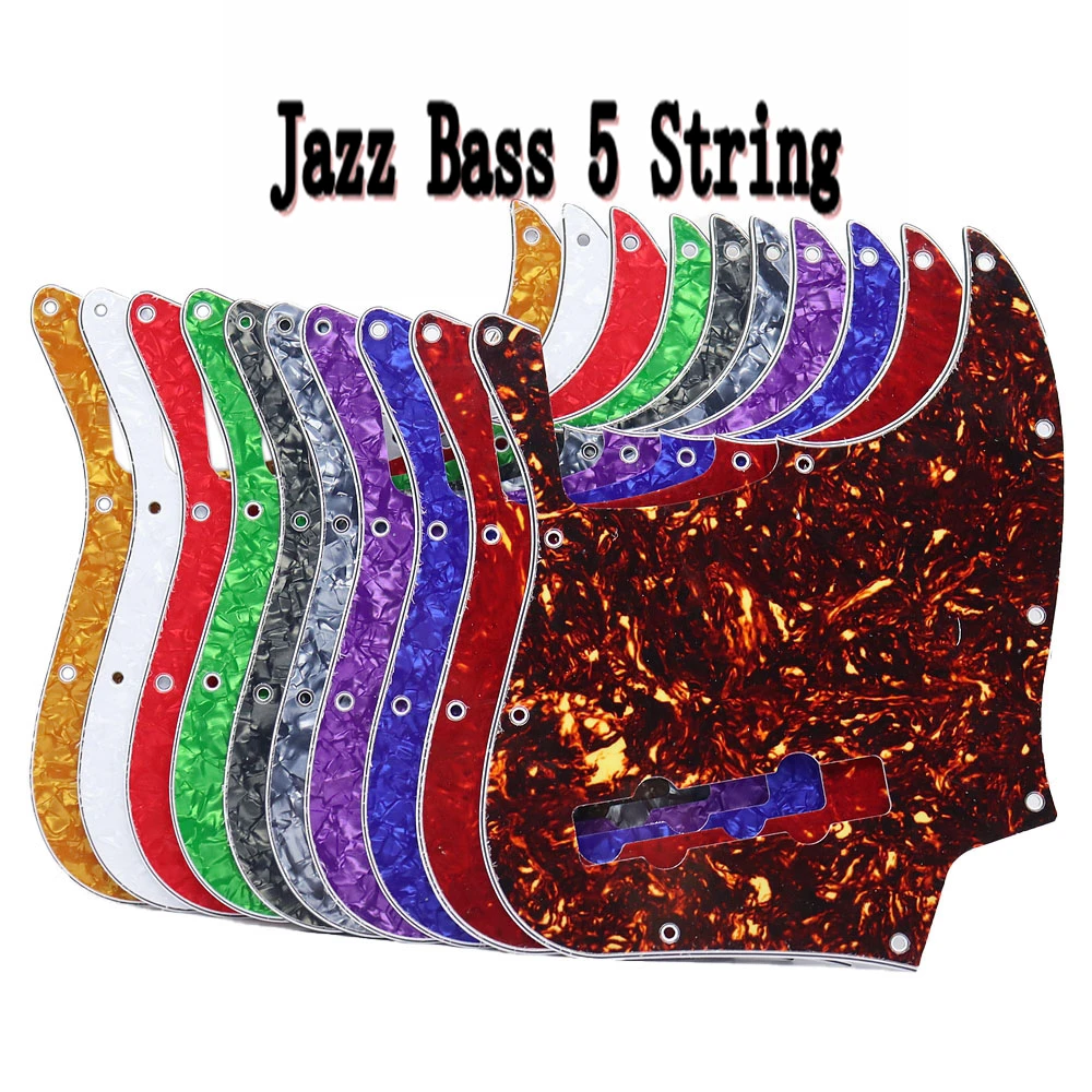 1 Stücke Gitarre Schlagbrett 3 Ply Jazz Bass JB 5 String Schlagbrett Für JB Bass Gitarre mit 10 stücke Schraube