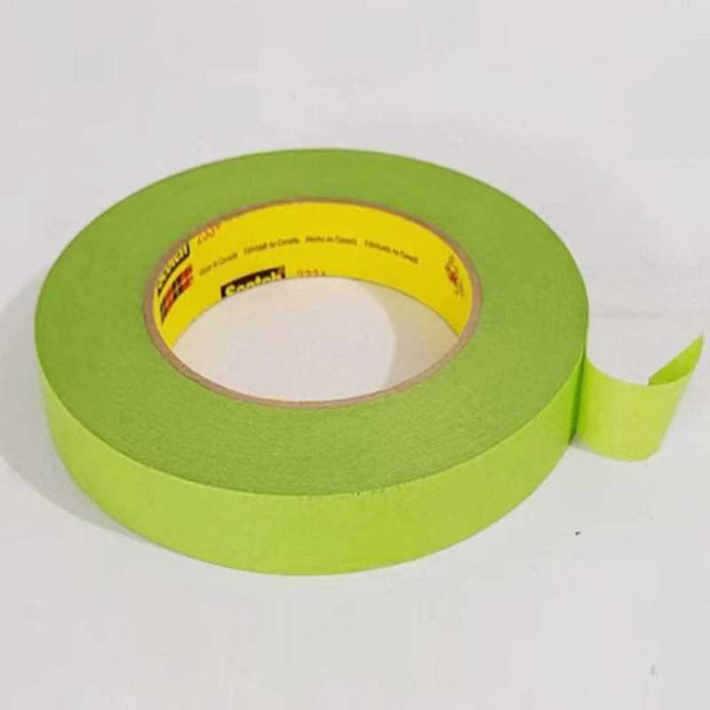 

3M233+ High Temperature Paper Tape Paint Masking Thickening Tear Traceless Masking Paper High Temperature 120°