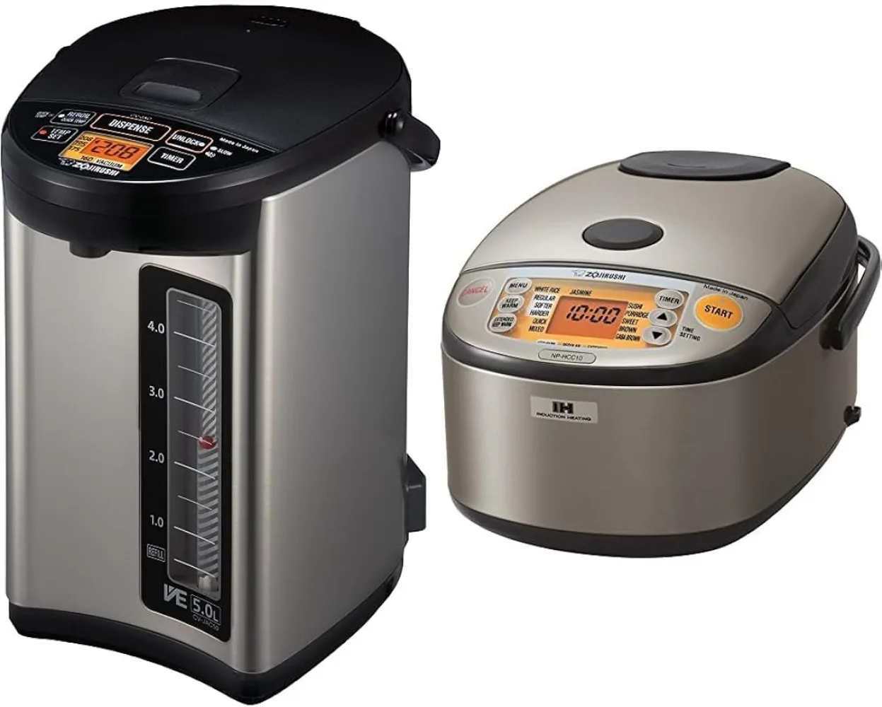 

CV-JAC50XB, VE Hybrid Water Boiler & Warmer, 5.0 Liter, Stainless Black Induction Heating System Rice Cooker