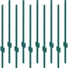 SucceBuy Fence Post T-Post Heavy Duty Metal Fence Post Sturdy Steel Fence Stakes for Garden Yard Lawn Farms Outdoor Wire Fencing