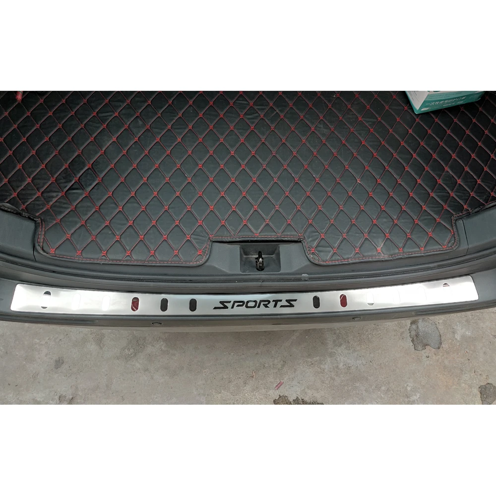 Cahanson Door Sill Protector Guards For Toyota RAV4 2019-2024 – Black ABS Plastic Scuff Plates – Self-Adhesive Anti-Scratch