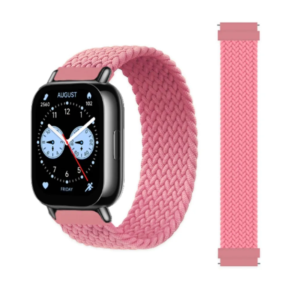 Braided Solo Loop Bracelet Strap for Smartwatch - Compatible with Various Models