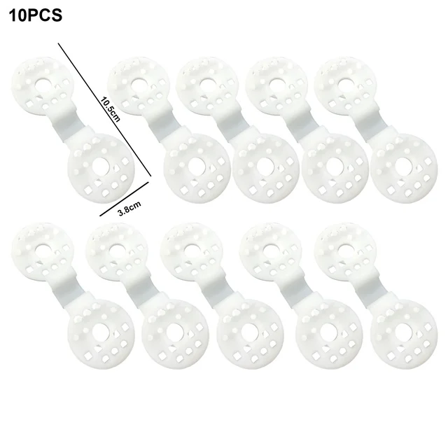 10pcs White