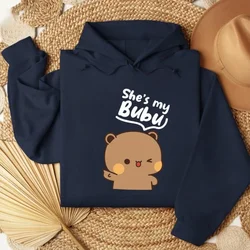 Cozy Couple Bear Hoodies - Cute His & Hers Matching Outfits - XXL (1BU bu- zan qin)