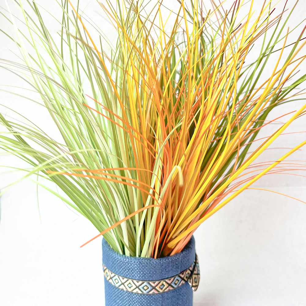 5Pcs Artificial Onion Grass Fake Greenery For DIY Wedding Venue Home Decor Potted Ornament Fake Plant Outdoor Garden Decoration