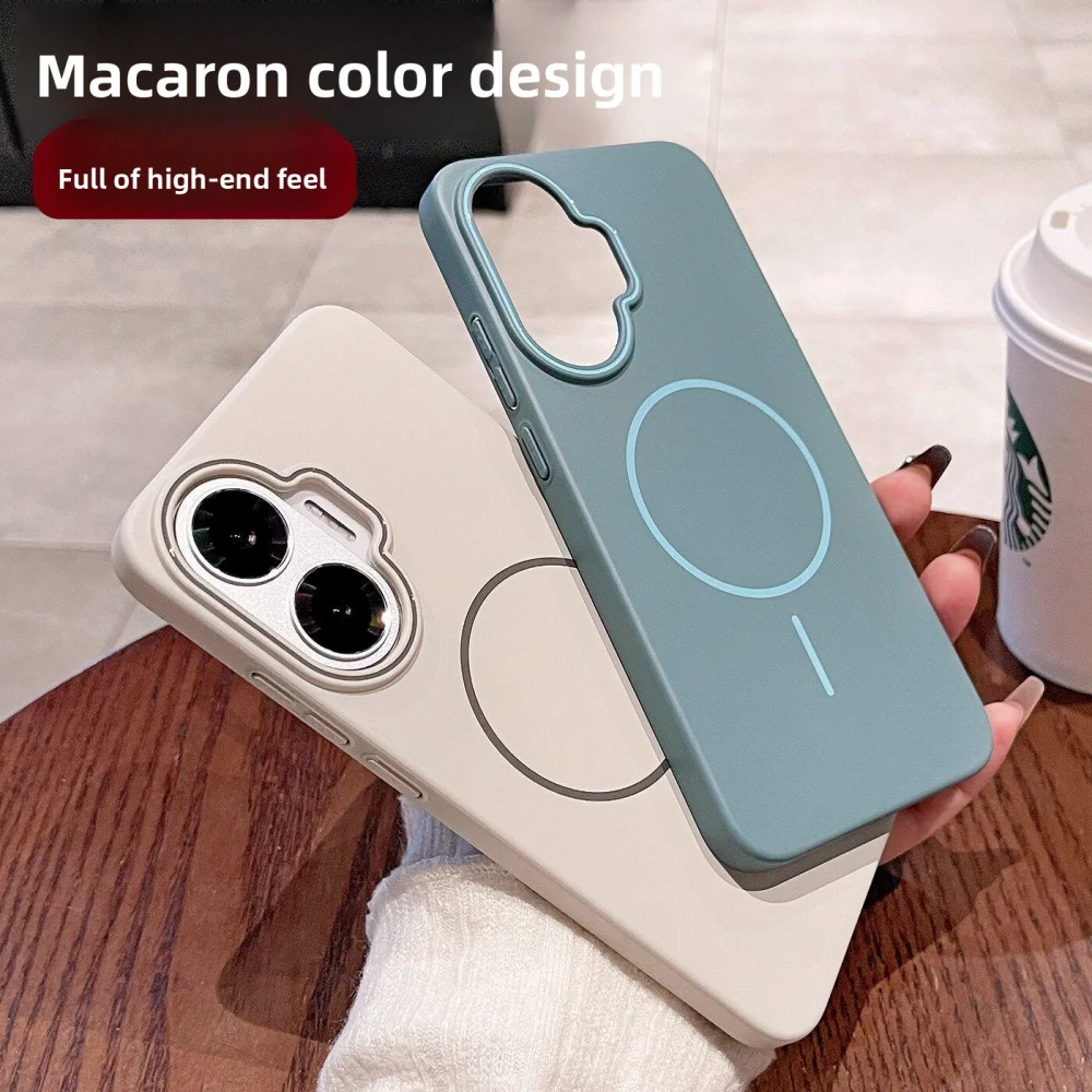 Sleek Magnetic Wireless Charging Protective Back Cover
