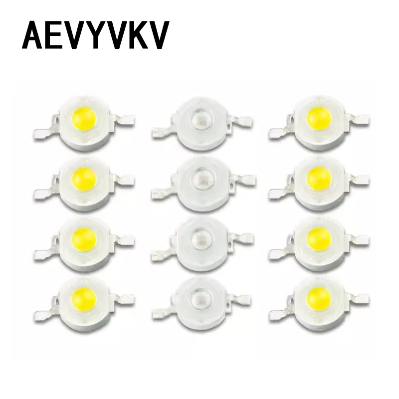 5PCS 1W 3W 5W LED High Power LEDs Cold White Natural White Warm White RGB Red Green Blue Yellow Light Source