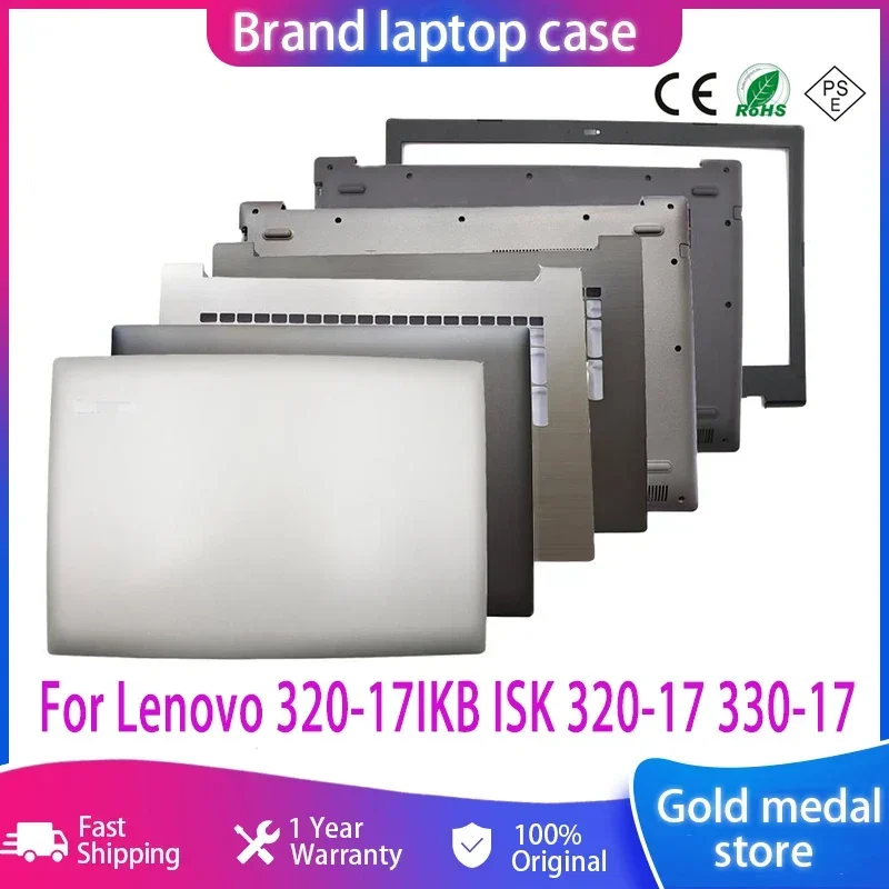 

New For Lenovo 320-17IKB ISK 320-17 AST ABR LCD Back Cover/Front Bezel/Palmrest Upper Case/Bottom Base Lower Shell With DP Hole