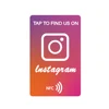 Instagram NFC Tap Card Increase Your Follows Tap to Follow PVC Material Standard Card Size 1