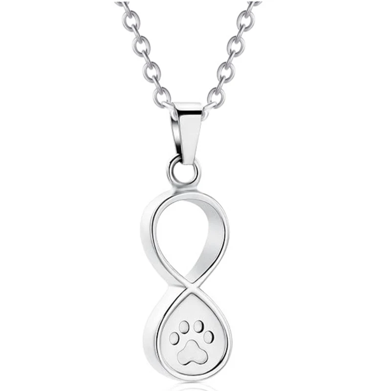 Pet Ashes Necklace Locket Necklace for Animal Pet Mom Locket for Ashes/Hair