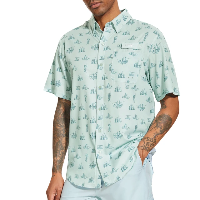 Mens Cargo Shorts Magellan Outdoors Men's Sabine Pass Button Down