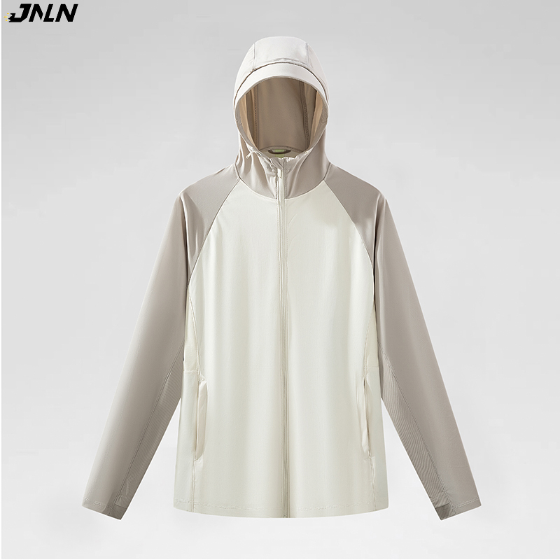 JNLN Women Men Sun Protective Windbreaker Summer Quick Dry Hiking Jacket Unisex Camping Cycling Climbing Anti-UV Elastic Coat