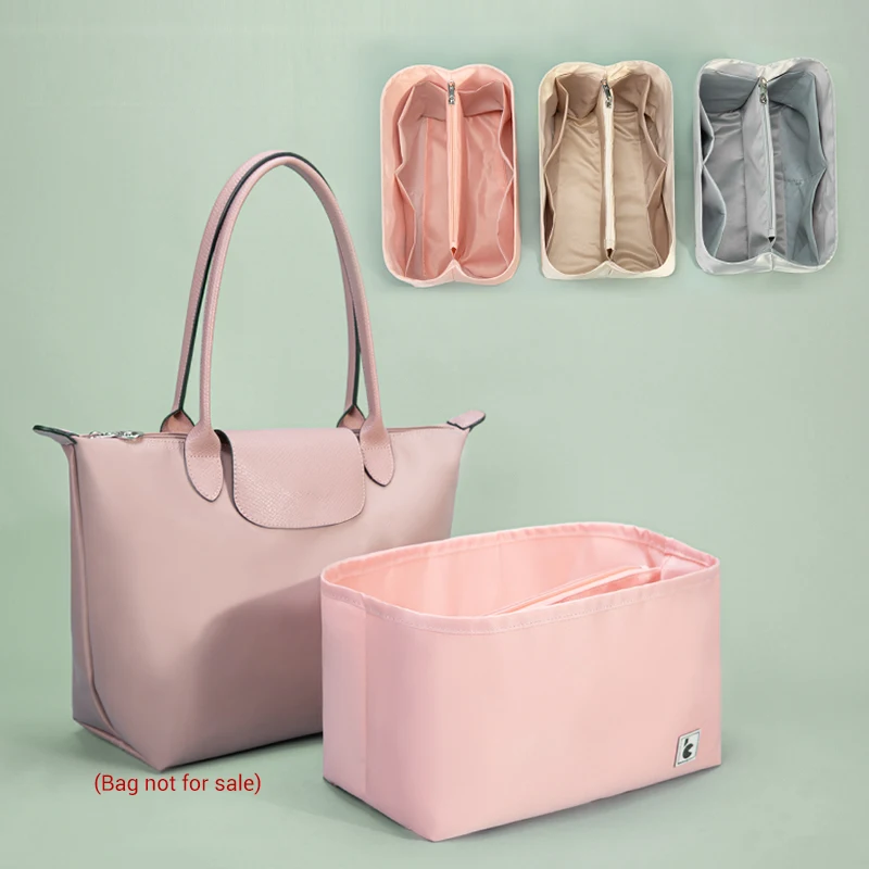 

Women's Cosmetic Bag Travel Makeup Pouch Handbag Storage Organizer Large Nylon Bag Insert Purse Liner For Longchamp LE PLIAGE