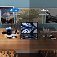 6 In 1 Wireless Charger Stand For iPhone Samsung S23 S22 Ultra Note Fold Galaxy Watch 5 4 Active Buds Fast Charging Dock Station - Image 6