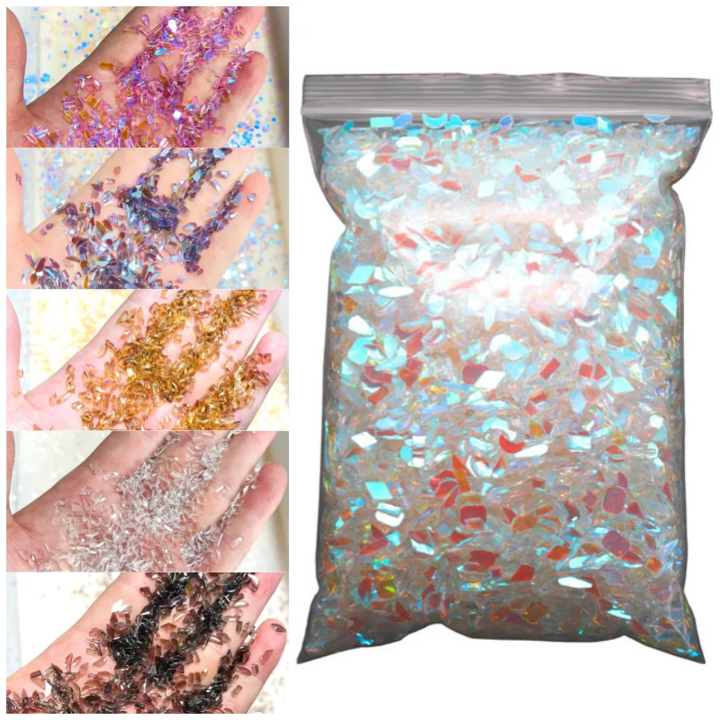 

20Pcs Nail Charms Aurora Rhinestones Decoration Mix Shape Flatback Crystal Nail Art Parts Luxe DIY Manicure Ornamet Accessories