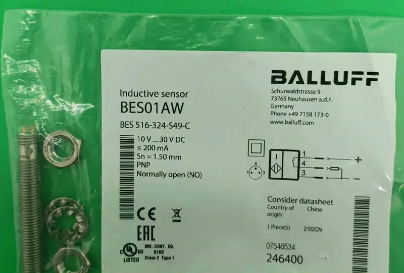 

Бесконтактный переключатель BALLUFF BES 516-324-S49-C, новинка