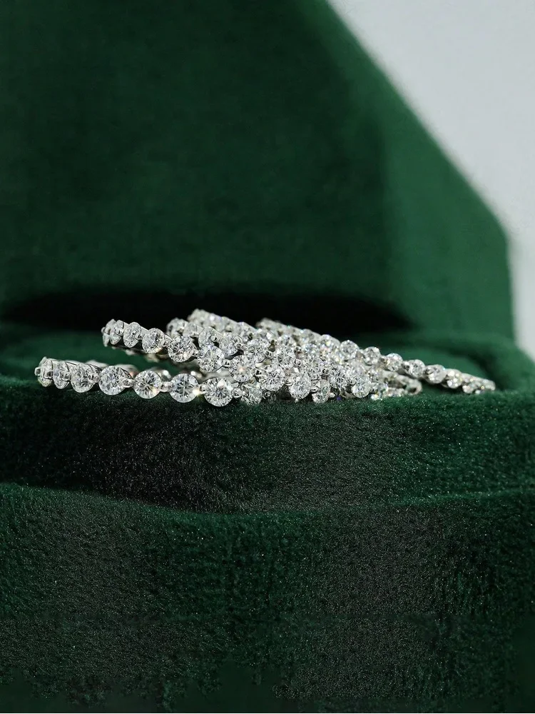 Schlichter Zirkon-Perlenring aus 925er-Sterlingsilber für Damen, Verlobung, Hochzeit, Luxus, modisch, hochwertiger edler Schmuck – Detail 6