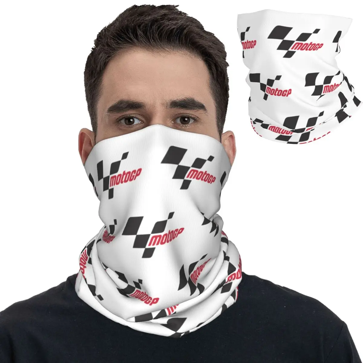 

Moto-Gp Motorcycle Racing Bandana Neck Gaiter Printed Mask Scarf Warm Headband Riding Unisex Adult All Season