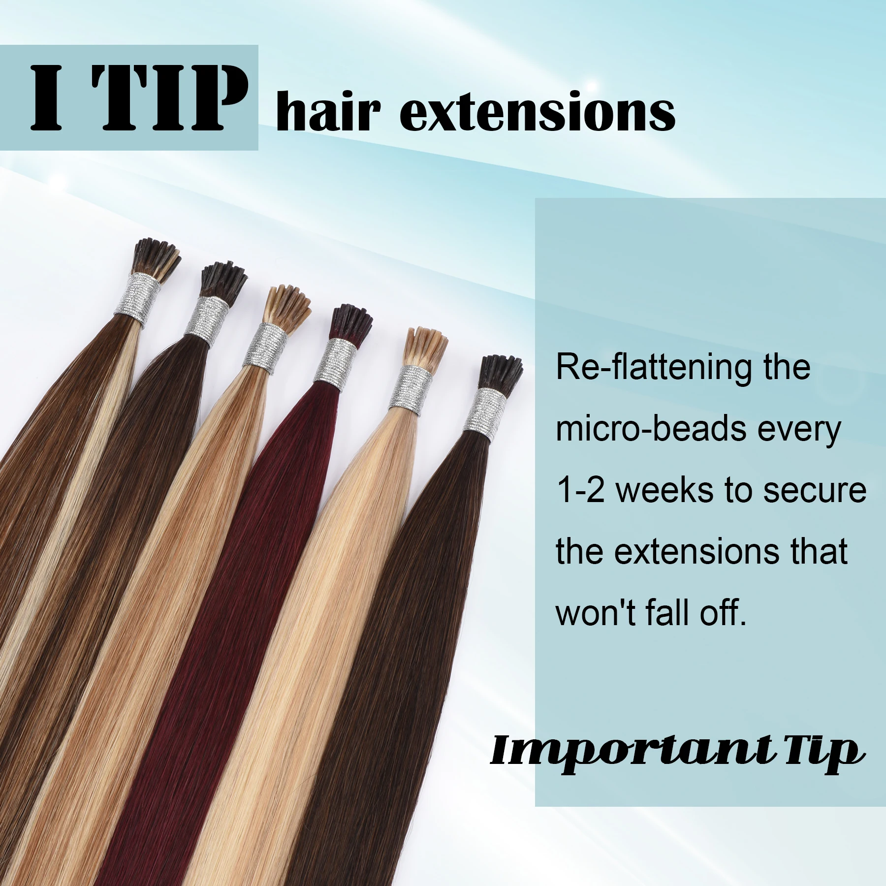 I Tip Real Human Hair Extensions Dark Brown Pre Bonded Hair Extensions #2 Human Itips Cold Fusion Remy E
