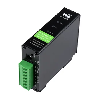 Waveshare 레일 마운트 직렬 서버, RS232/485/422-RJ45 이더넷 모듈, TCP/IP-직렬, POE 기능, MQTT 게이트웨이