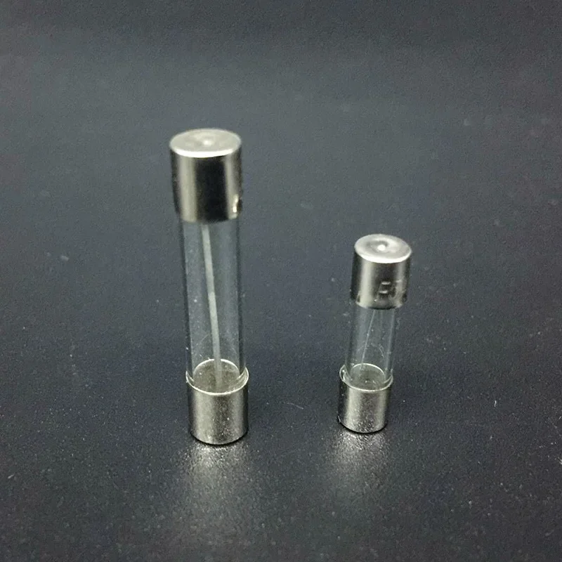 Glass fuse kit 100 PCS fast blown glass fuse combination kit 5x20 mm 250 V 0.1-20 A in clear plastic box