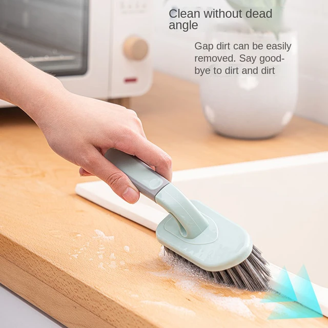 V-shaped Seam Brush Bathroom Wall Wash Toilet Tile No Dead Angle Floor Brush  Crevice Groove Brush Cleaning Brush