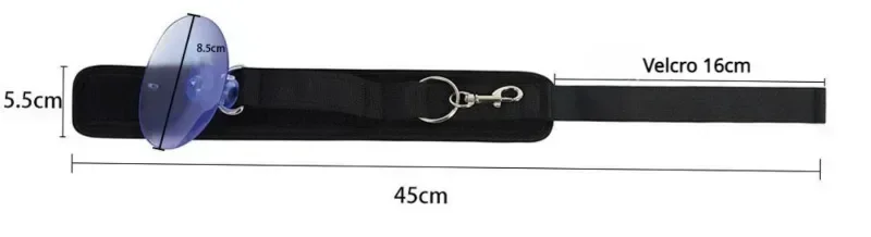 1x Pet Shower Fixed Collar Cat Dog Beauty Bath Traction Belt Suction Cup Fixed Adjustable Necklace Pet Kitten Restraint Supplies