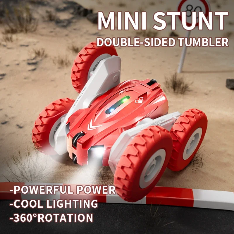 Auto Telecomando Senza Fili Twist Car Rc Veicoli Double Sided Omnidirezionale Drift Mini Stunt Kids Toy Gifts