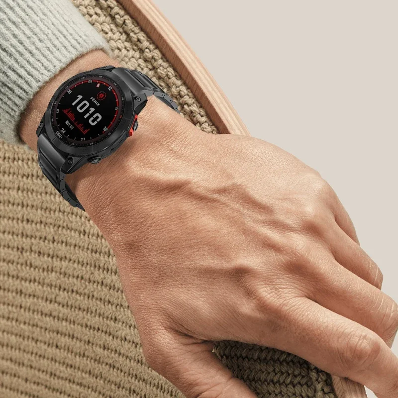 Quick Fit Titanium Watch Strap - Metal Release Bracelet