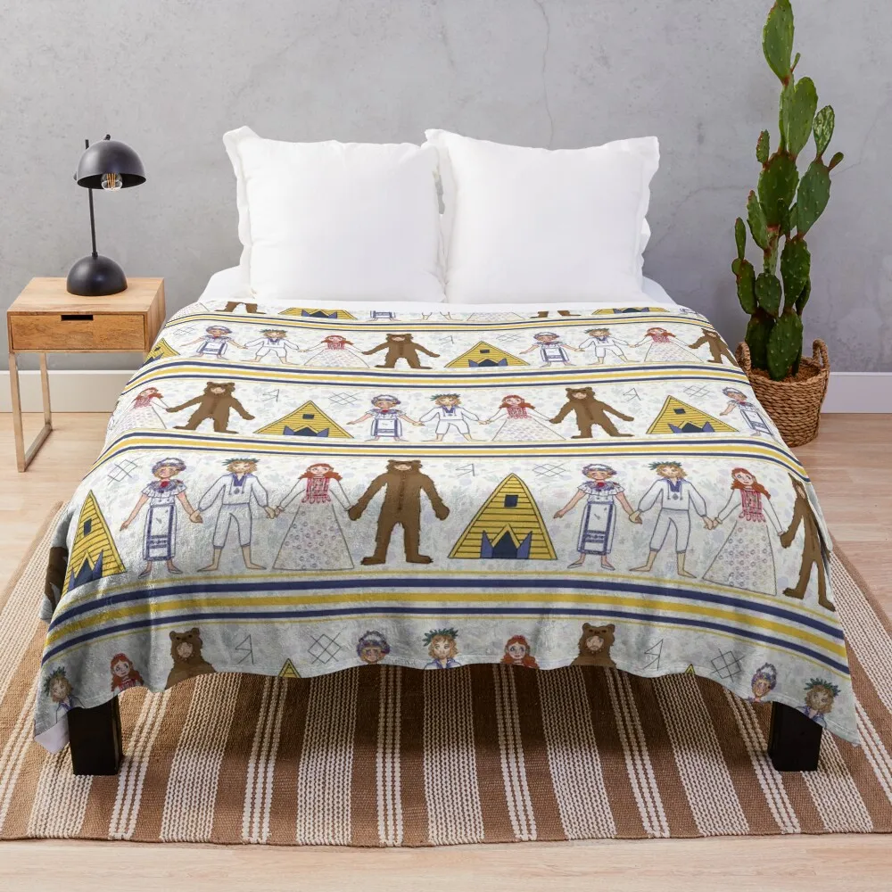 

Midsommar шаблон #2 (без фона) бросок одеяло шиньоны