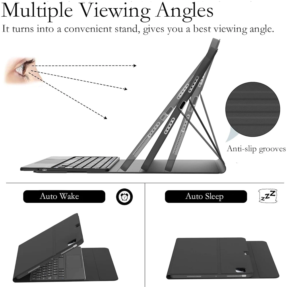 Premium Keyboard Case with Pencil Slot