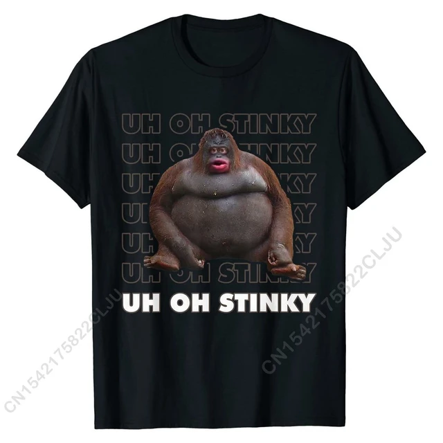 Uh Oh Stinky Monkey Orangutan Men's T-Shirt