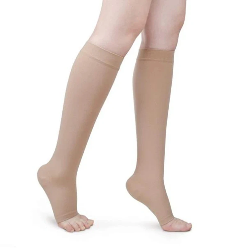 Medical Calf Compression Stockings Varicose Veins Shaping Graduated