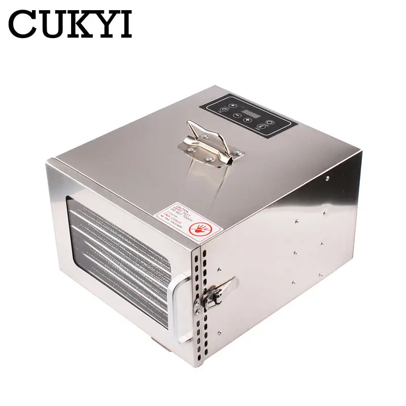 110V/220V Commercial Automatic Fruit Dryer Intelligent Touch panel Stainless Steel Food dehydrator Child Snacks Roasting machine 4
