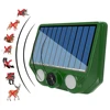 Solar Ultrasonic Animal Driver with Red White Flash Light USB Charging Animal Repellent Device for Outdoor Lawns Garden 2