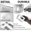 2 Pcs Square Slot Cutter for Electrical Box Drywall Outlet Cutout Tool Oscillating Square Blade for Drywall, Metal, Wood 6
