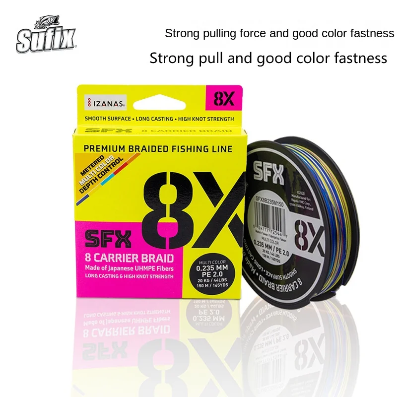 Japan SF.X 8X Super Strong Line Raw Silk 8 Braided Tensile Luya Investment PE Line Fishing