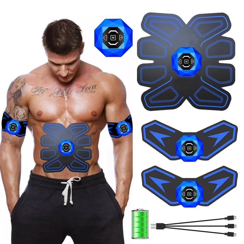 

ABS Trainer Body Toning Fitness Muscle Toner EMS Abdominal Muscle Stimulator Belly Arm Leg Weight Loss Workout Machine Unisex