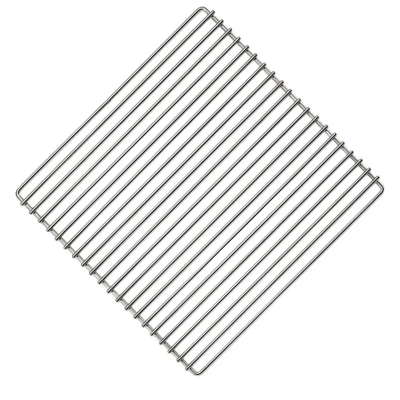 

Fire Pit Grill Grate BBQ Grill Square Grid Over Firepit Stainless Steel Grate Cooking Rack Outdoor Kitchen Accessories For