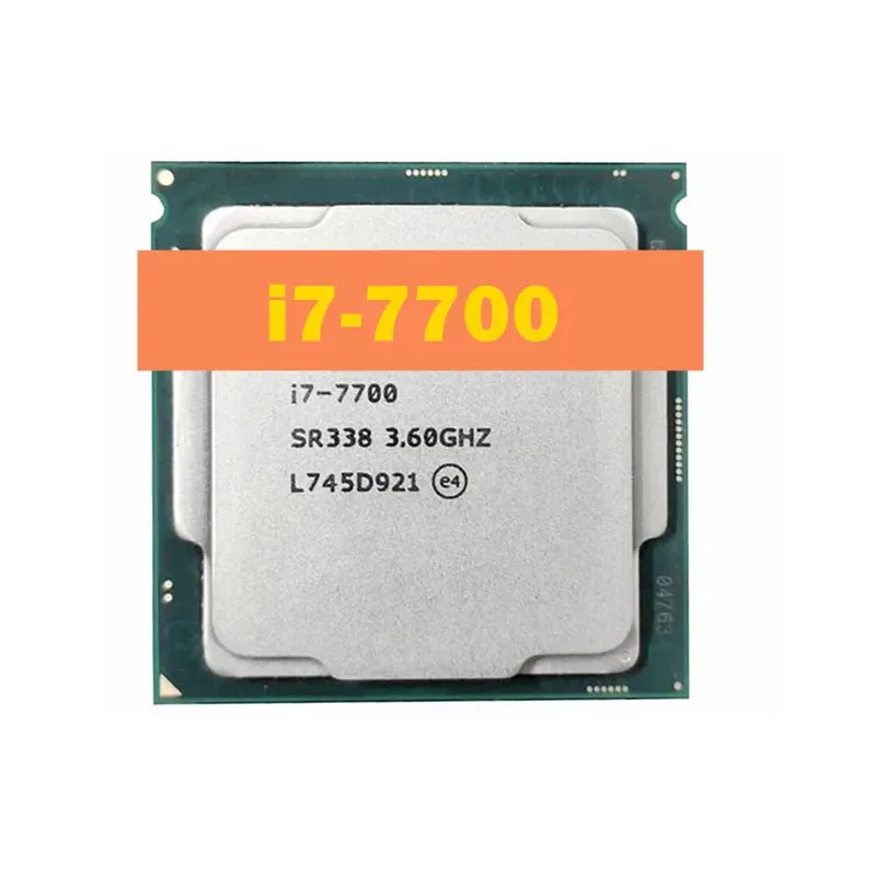 

i7-7700 CPU Processor i7 7700 3.6 GHz Used Quad-Core Eight-Thread CPU Processor 8M 65W LGA 1151