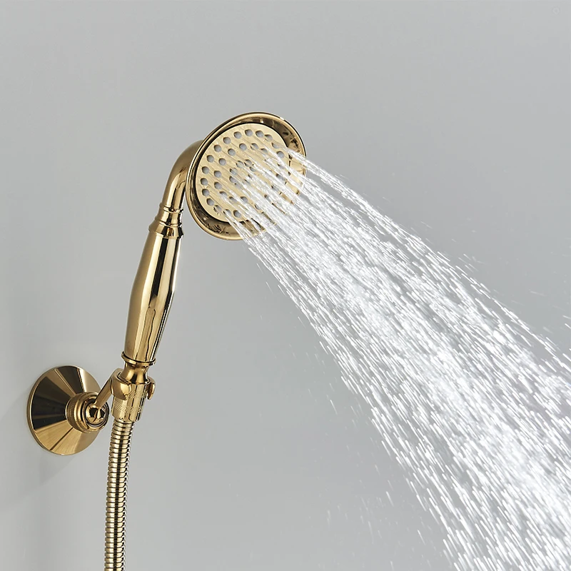 Shower Set Bathtub Faucet Bathroom Wall Mounted Water Mixer
