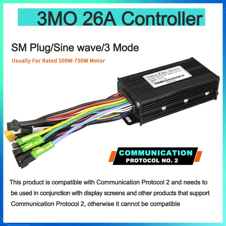 Advanced Sine Wave Electric Bicycle Controller with Learning Function