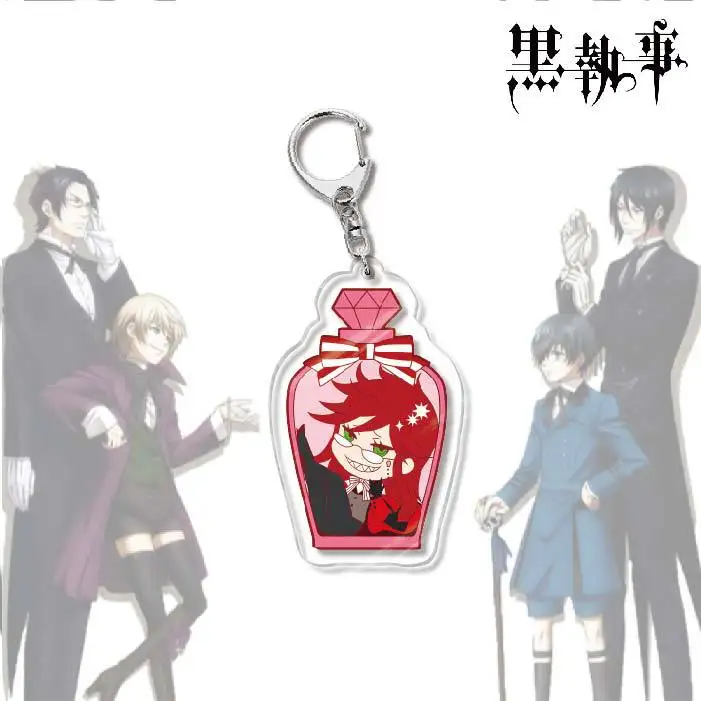Set De 9 Badges Metal Anime Black Butler (Sebastian & Ciel) - 58mm, Pour Cosplay, Sac, Déco - 6