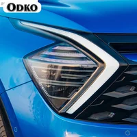 For Kia Sportage NQ5 2022 Present Pcs Car Headlight Protective Film Headlamp Restoration Transparent Black TPU Sticker 3